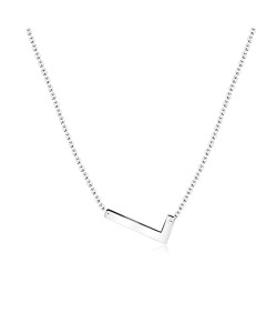 Letter L Silver Necklace SPE-5526